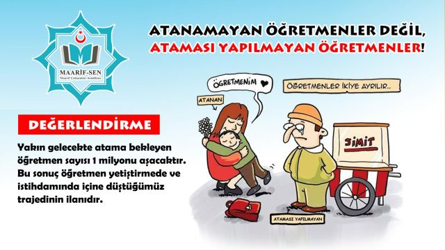 Atanamayan Değil, Ataması Yapılmayan Öğretmenler