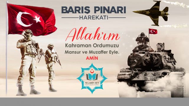 Kahraman Mehmetçiğimizin Yanındayız!