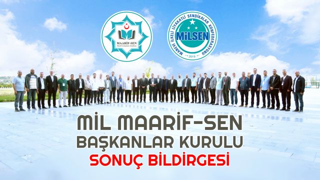 Başkanlar Kurulu Sonuç Bildirgesi