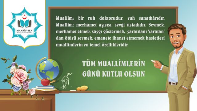 Öğretmenler Günümüz Kutlu Olsun