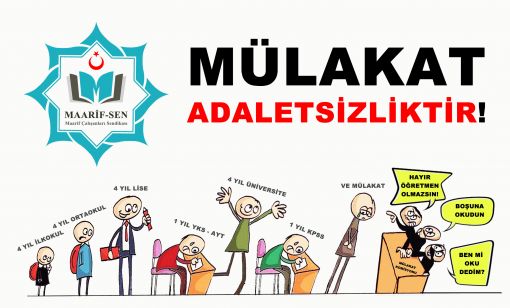 Mülakat Adaletsizliktir!