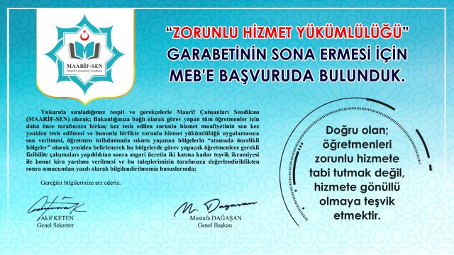 Zorunlu Hizmet Garabeti Son Bulmalıdır
