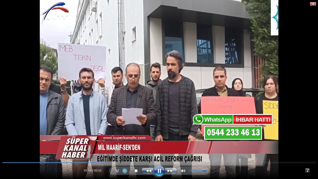 Bursa Mil Maarif-Sen’den Eğitimde Şiddete Karşı Acil Reform Çağrı