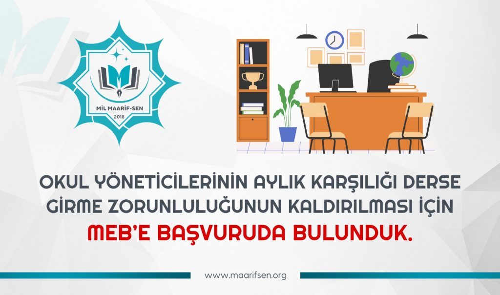 Okul Yöneticilerinin Aylık Karşılığı Ders Zorunluluğu Kaldırılmalıdır!