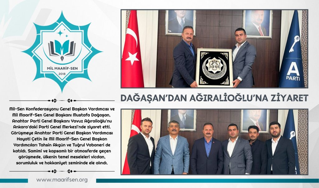 DAĞAŞAN’DAN AĞIRALİOĞLU’NA ZİYARET