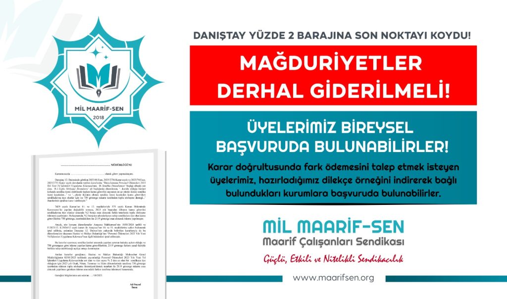 DANIŞTAY YÜZDE 2 BARAJINA SON NOKTAYI KOYDU!
