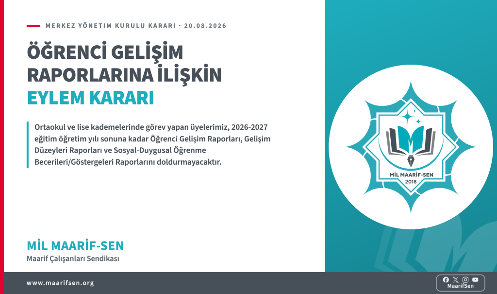 Öğretmen Veri Giriş Personeli Değildir: Mükerrer Raporlama Dayatmalarına Karşı Eylem Kararımız!